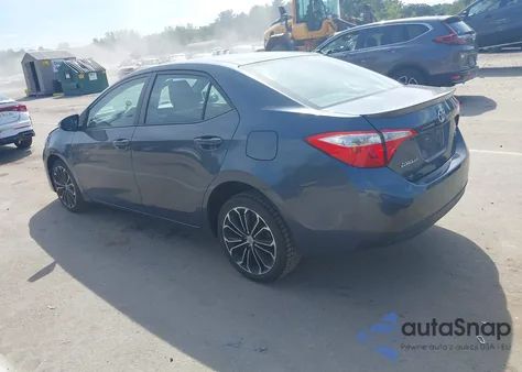 2015 Toyota Corolla S Plus из США, поврежденный, VIN 2T1BURHE5FC413340